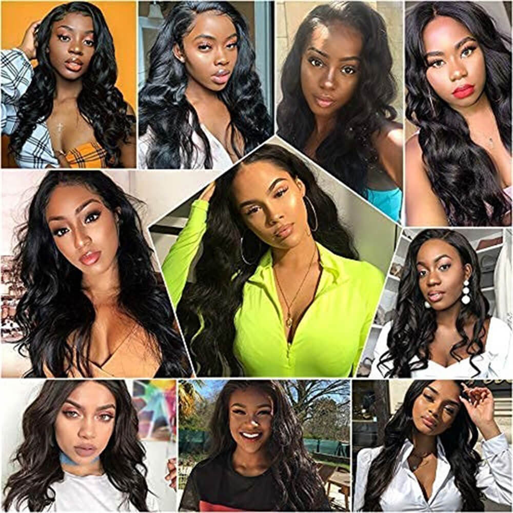 5 color wigs long curly hair daily big wave lady natural
