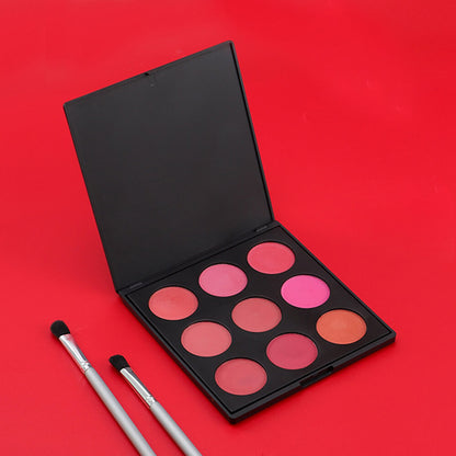 9 color blush palette blusher nude matte high pigmented