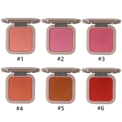 6 color blush contour palette blusher high pigmented flawless
