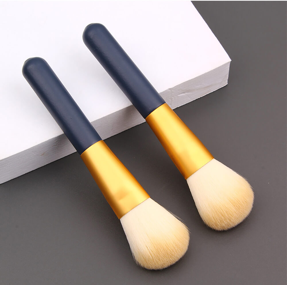 2 color brush blush setting powder highlighter eyeshadow brushes