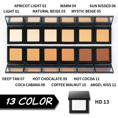 10 color concealer matte finish compact powder long lasting