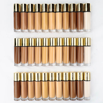 24 color liquid foundation matte SPF15 full coverage waterproof