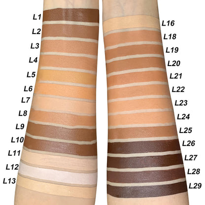 24 color liquid foundation matte SPF15 full coverage waterproof