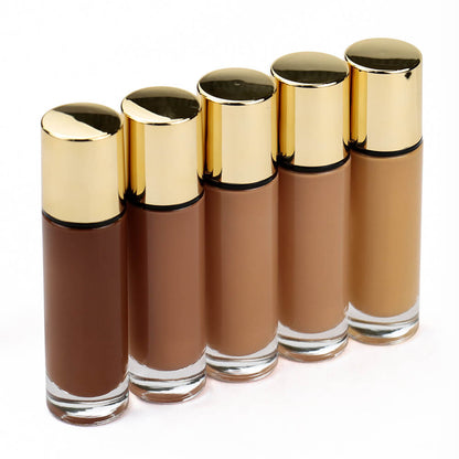 24 color liquid foundation matte SPF15 full coverage waterproof