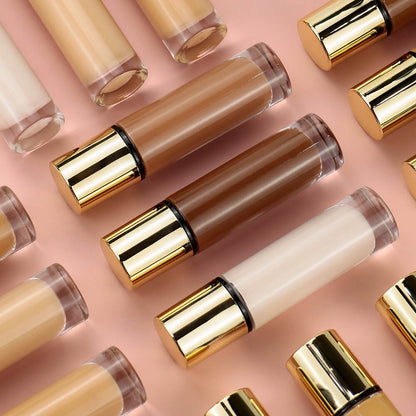 24 color liquid foundation matte SPF15 full coverage waterproof