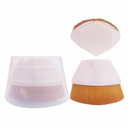 2 color No.55 foundation powder brush soft portable