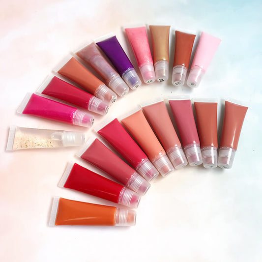19 color jelly lip gloss nude lip plumping long lasting