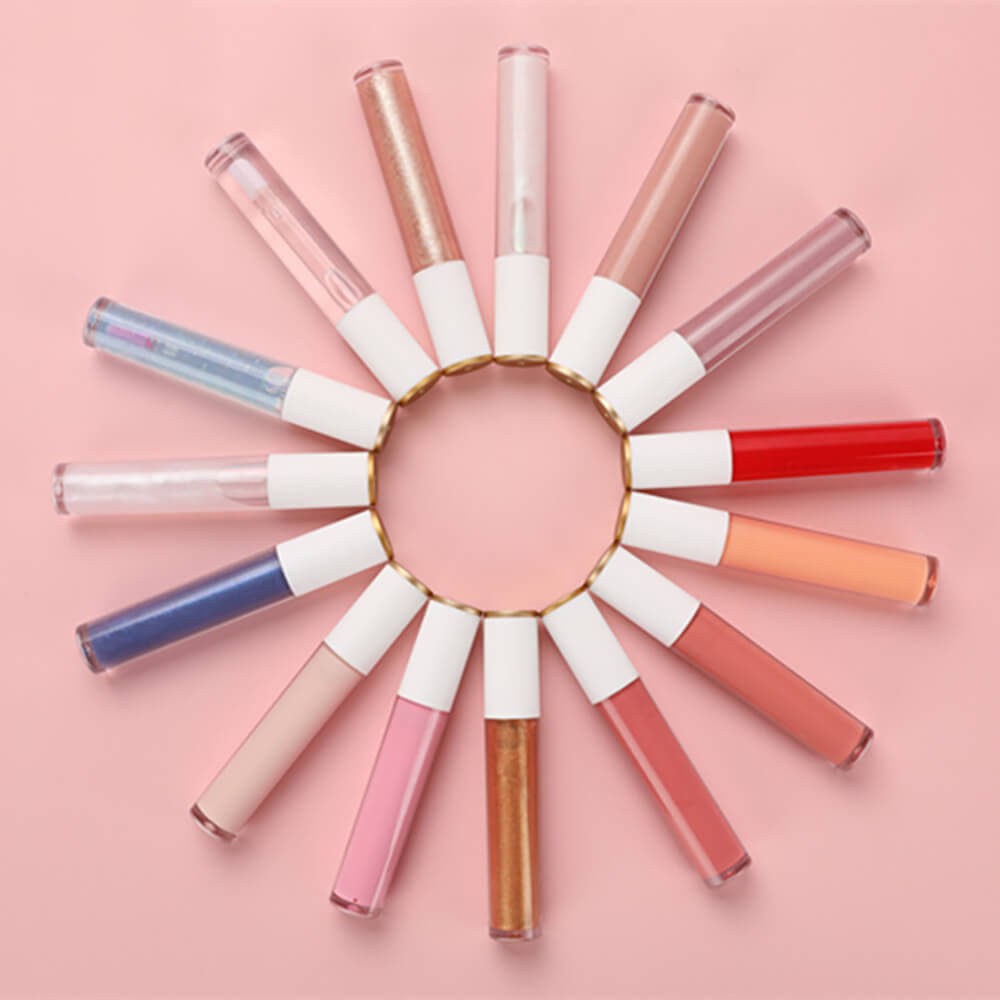25 color lip gloss jelly nude shimmer long lasting no logo
