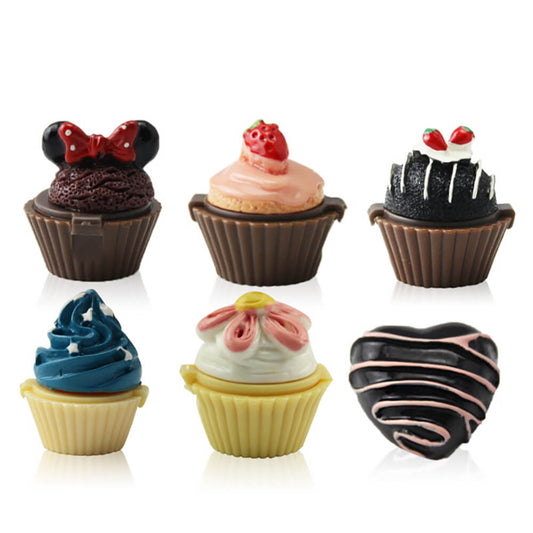 6 color lip gloss moisturizing high pigmented girl cupcake