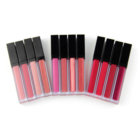 17 color lip gloss nude high pigmented waterproof print your logo