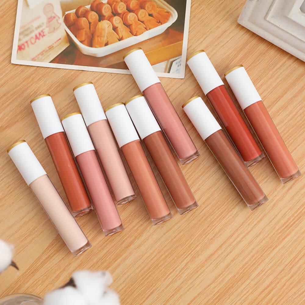 25 color lip gloss jelly nude shimmer long lasting no logo
