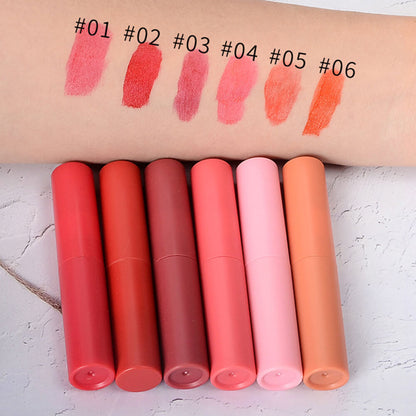 6 color lip gloss lip stain cheek blush high pigmented long lasting