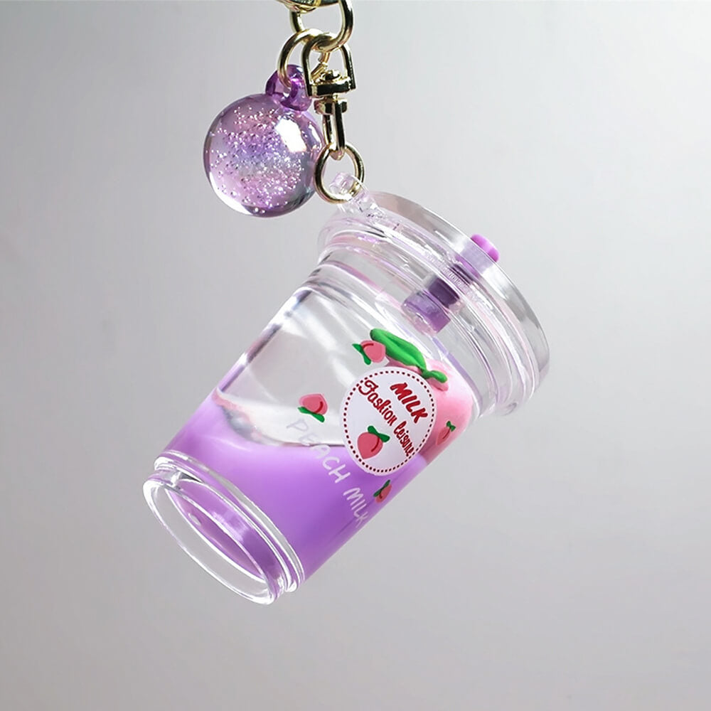 4 color lip oil lip gloss moisturing honey keychain