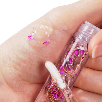 10 color clear lip oil petal temperature change color lipgloss