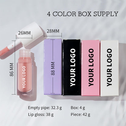 39 color lip gloss nude lip tint high pigmented waterproof private label (color 01-33)