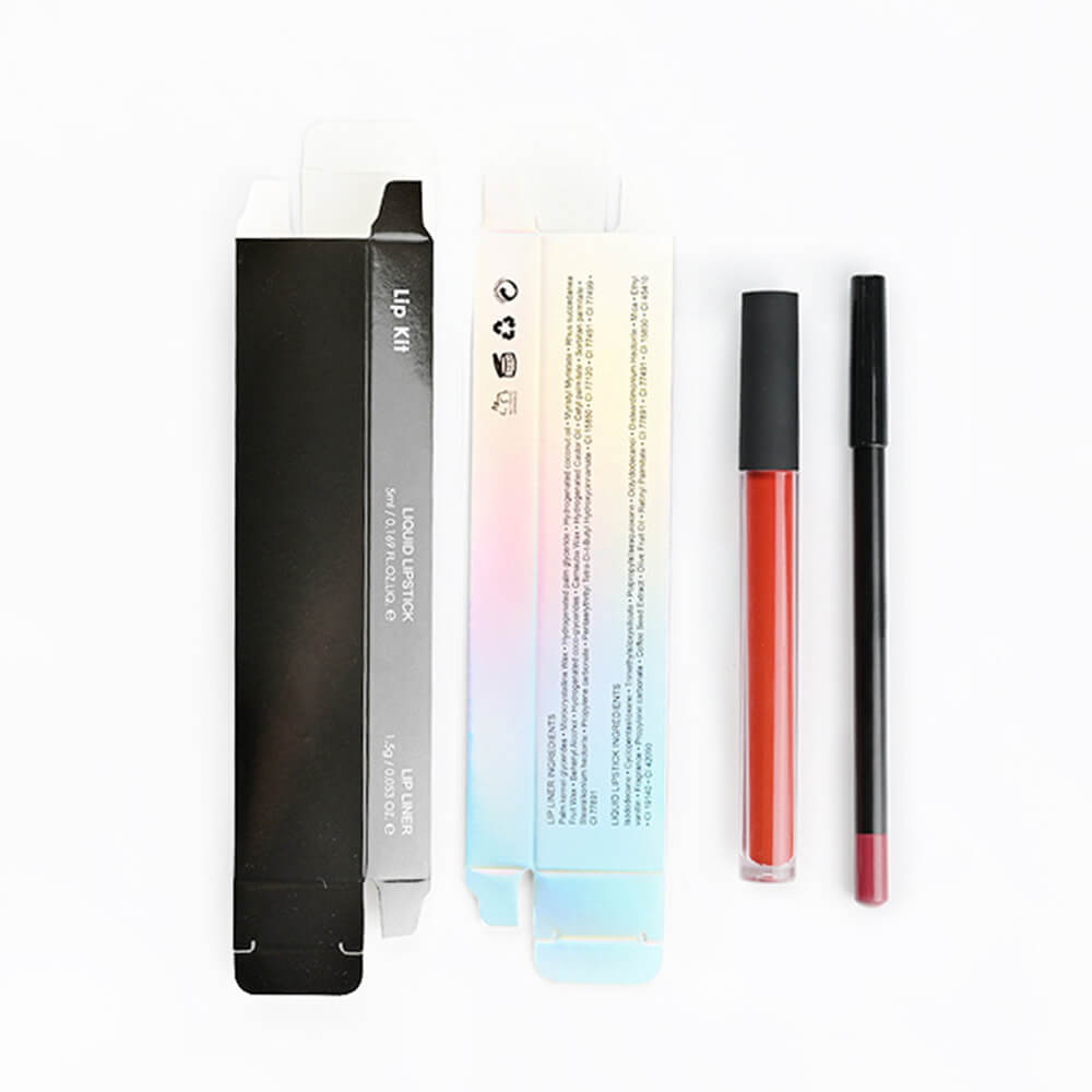 21 color matte liquid lipstick lip liner set high pigmented waterproof