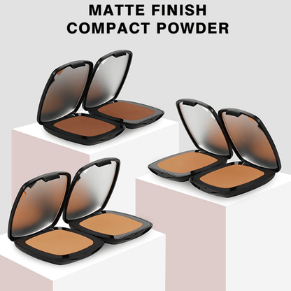 13 color pressed setting powder compact matte finish oil control